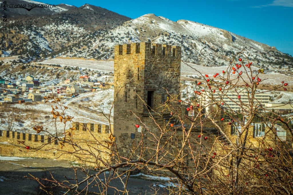 Судакская крепость зимой